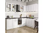 Модульный кухонный гарнитур Ницца Royal-02 Blanco/Белый 2140x2550/1600x600