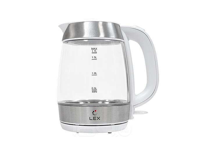 Чайник электрический (белый) LEX LX-3001-2 Чайник электрический (белый) LEX LX-3001-2