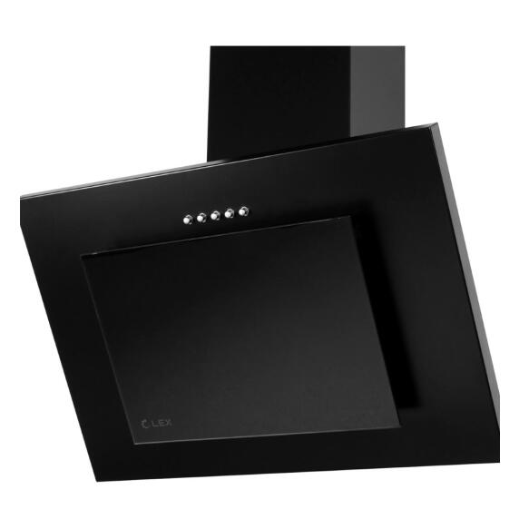 Вытяжка наклонная MINI BLACK 600