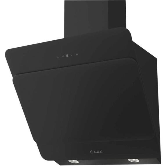Вытяжка наклонная GLASS BLACK 600