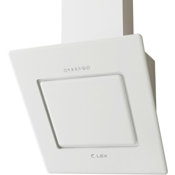 Вытяжка наклонная LEILA WHITE 600 