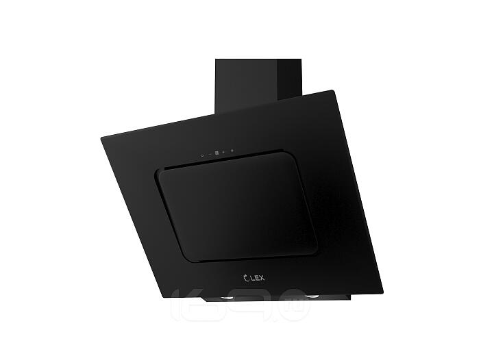 Вытяжка наклонная LUNA BLACK 600