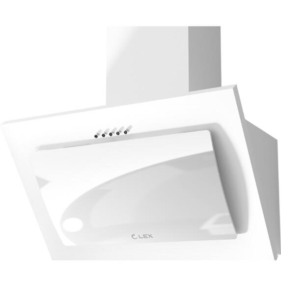 Вытяжка наклонная MIKA  С WHITE 600 