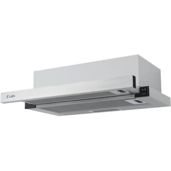 Вытяжка встраиваемая HUBBLE 2M INOX 600