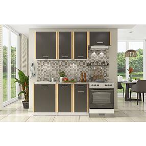 Бланка СТЛ.094.00 Кухонный гарнитур Белый/Венге (Гранит сардинский)