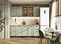 Кухонный гарнитур Бьянка Олива софт/Дуб Крафт 2164x2000x600 (Дуб вотан)