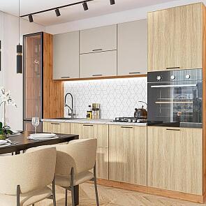 Эйр-02 Cream Silk, Real Oak/Дуб Вотан 2140x2600x600