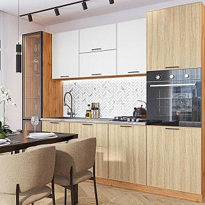 Эйр-02 White Silk, Real Oak/Дуб Вотан 2140x2600x600