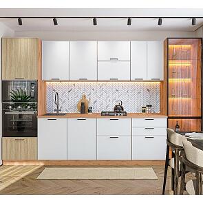 Эйр-05 White Silk, Real Oak/Дуб Вотан 2140x3400x600