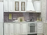 Кухонный гарнитур Констанция Сандал/Белый 2140x1800x600 (Антарес)