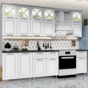 Кухонный гарнитур Констанция шервуд жемчуг 2350x2000x600