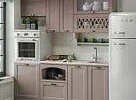 Кухонный гарнитур Милано Шарли Pink/Белый 2000x2000x600 (Антарес)