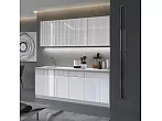 Кухонный гарнитур Оливия Белый глянец/Белый 2000x2000x600 (Антарес)