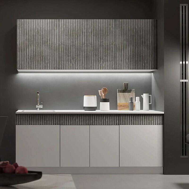 Кухня Оливия NEW 20м 490 Белый глянецМрамор глянец Белый Антарес 25376₽