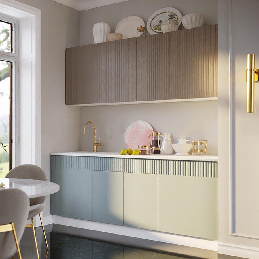 Кухня Оливия NEW 20м 490 Шарли МоккоШарли Бриз Белый Антарес 25376₽