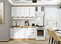 Кухня прямая Нео-01 White Silk/Дуб Вотан 2140*1600*600