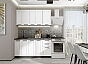 Кухня прямая Нео-01 White Silk/Graphite 2140*1600*600