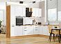 Кухня прямая Нео-03 White Silk/Дуб Вотан 2140*3000/2100*600