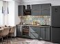Модульный кухонный гарнитур Stormy Silkwood/Graphite 2140x2200x600
