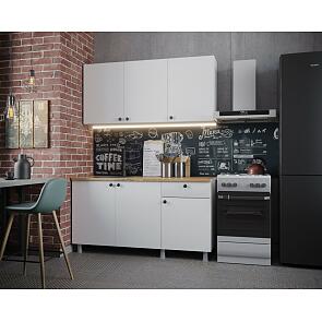 Кухонный гарнитур ДЕМИ 150 Белый/Белый