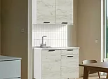 Кухонный гарнитур Рио Дуб Крафт Белый/Белый 2140x1000x600