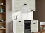 Кухонный гарнитур Рио Дуб Крафт Белый/Белый 2140x1500x600