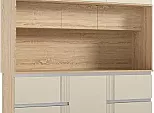 Кухонный гарнитур Карина Пластер Аворио/Сонома 2268x2200x600 (Сонома)