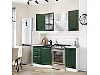 Модульный кухонный гарнитур Дублин-04 Special Green/Белый 2140x1300x600