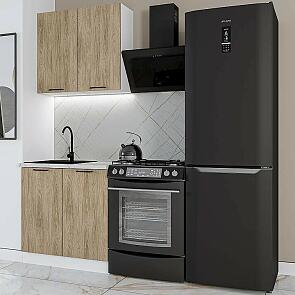 Модульный кухонный гарнитур Natural Casella Oak 2S/Белый 2140x800x600