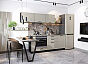 Модульный кухонный гарнитур Фрейм-01 Clay Silk/Graphite 1782x2300x600