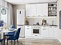Модульный кухонный гарнитур Фрейм-02 White Silk/Белый 2340x2200x600