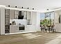 Модульный кухонный гарнитур Фрейм-06 Clay Silk/Белый 2340x3400x600