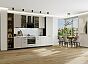 Модульный кухонный гарнитур Фрейм-06 Clay Silk/Graphite 2340x3400x600