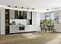 Модульный кухонный гарнитур Фрейм-06 Grey Silk/Graphite 2340x3400x600