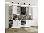 Модульный кухонный гарнитур Фрейм-06 White Silk/Белый 2340x3400x600