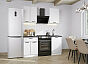 Модульный кухонный гарнитур Фрейм-07 White Silk/Белый 2140x1100x600