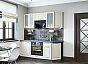 Модульный кухонный гарнитур Ницца-01 Дуб крем/Graphite 2140x1900x600