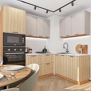 Эйр-03 Cream Silk, Real Oak/Дуб Вотан 2140x1700/1100x600