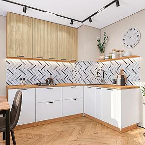 Эйр-04 Real Oak, White Silk/Дуб Вотан 2340x1700/1200x600