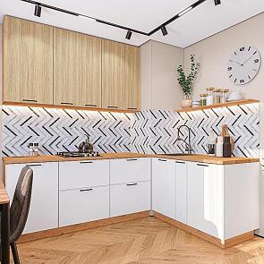 Эйр-04 Real Oak, White Silk/Дуб Вотан 2340x1700/1200x600