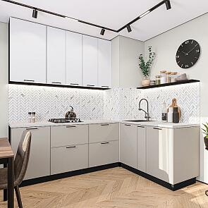 Эйр-04 White Silk, Cream Silk/Graphite 2340x1700/1200x600
