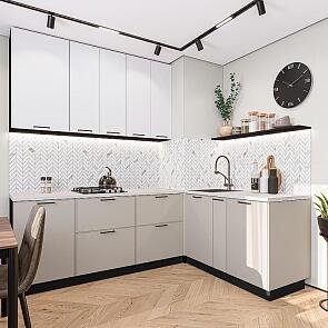 Эйр-04 White Silk, Cream Silk/Graphite 2340x1700/1200x600
