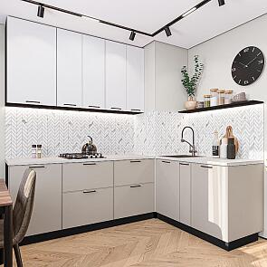 Эйр-04 White Silk, Cream Silk/Graphite 2340x1700/1200x600
