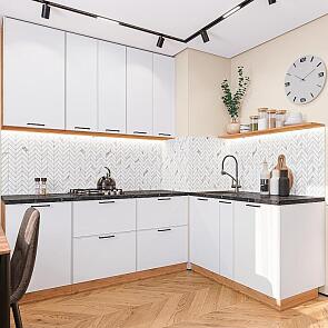 Эйр-04 White Silk/Дуб Вотан 2340x1700/1200x600