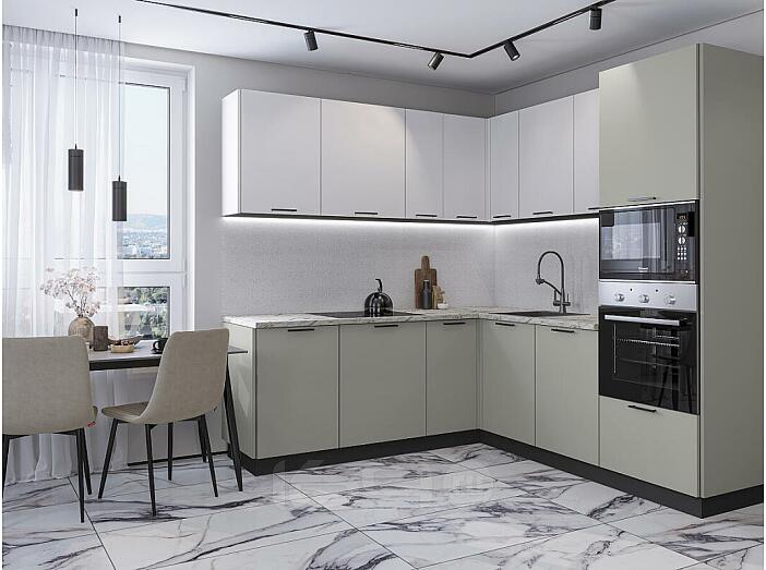 Лайт-03 Special White, Special Grey/Graphite 2140x2100/2200x600