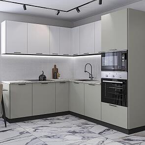 Лайт-03 Special White, Special Grey/Graphite 2140x2100/2200x600