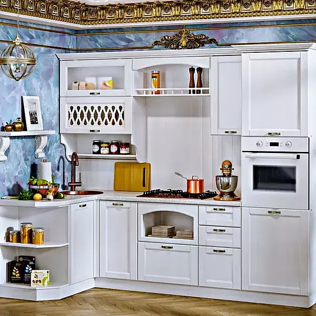 Кухня Милано 26135м 490 Белая текстурная Белый Антарес 40981₽