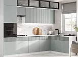 Кухонный гарнитур Оливия Шарли Бриз/Белый 2500x3000x600 (Антарес)
