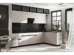 Кухонный гарнитур Техно-6 Кашемир/Белый 2580x3000/1800x600 (Кастилло темный)