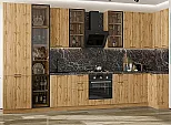Модульный кухонный гарнитур Флэт-05 Wotan Oak 2S/Дуб Вотан 2340x4000/1000x600